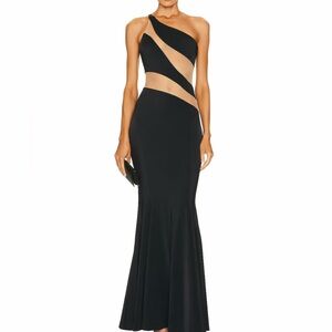 Norma Kamali One-Shoulder Black Dress